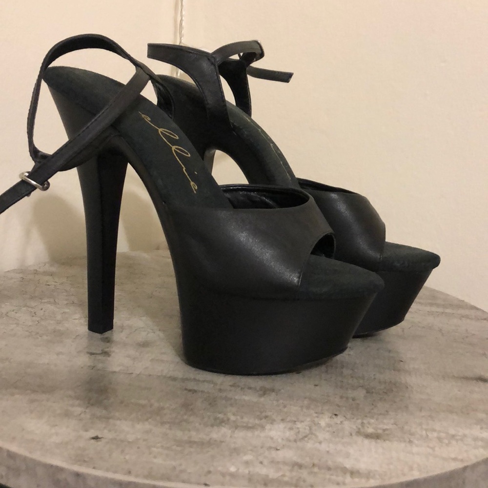 Black high heels